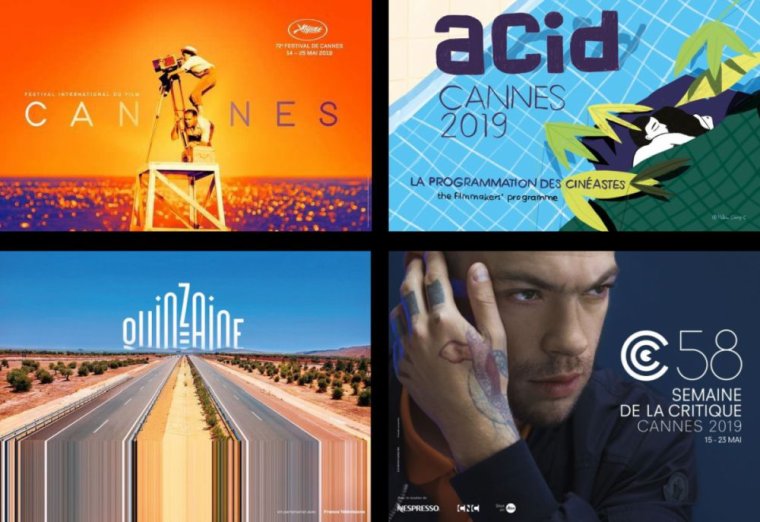 Les affiches du Festival de Cannes 2019 sont pr�tes, c'est le signe que l'ouverture n'est pas loin!