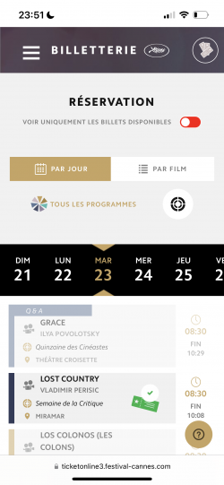 Mardi 23 mai #Cannes2023. Il est 9h00, 1.2.3 partez…
